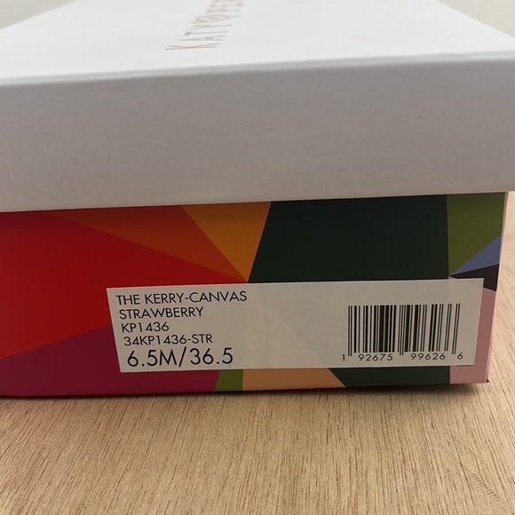 Katy Perry THE KERRY CANVAS Strawberry Slip On Shoe Women’s Size 6.5 Light Tan - Picture 9 of 9